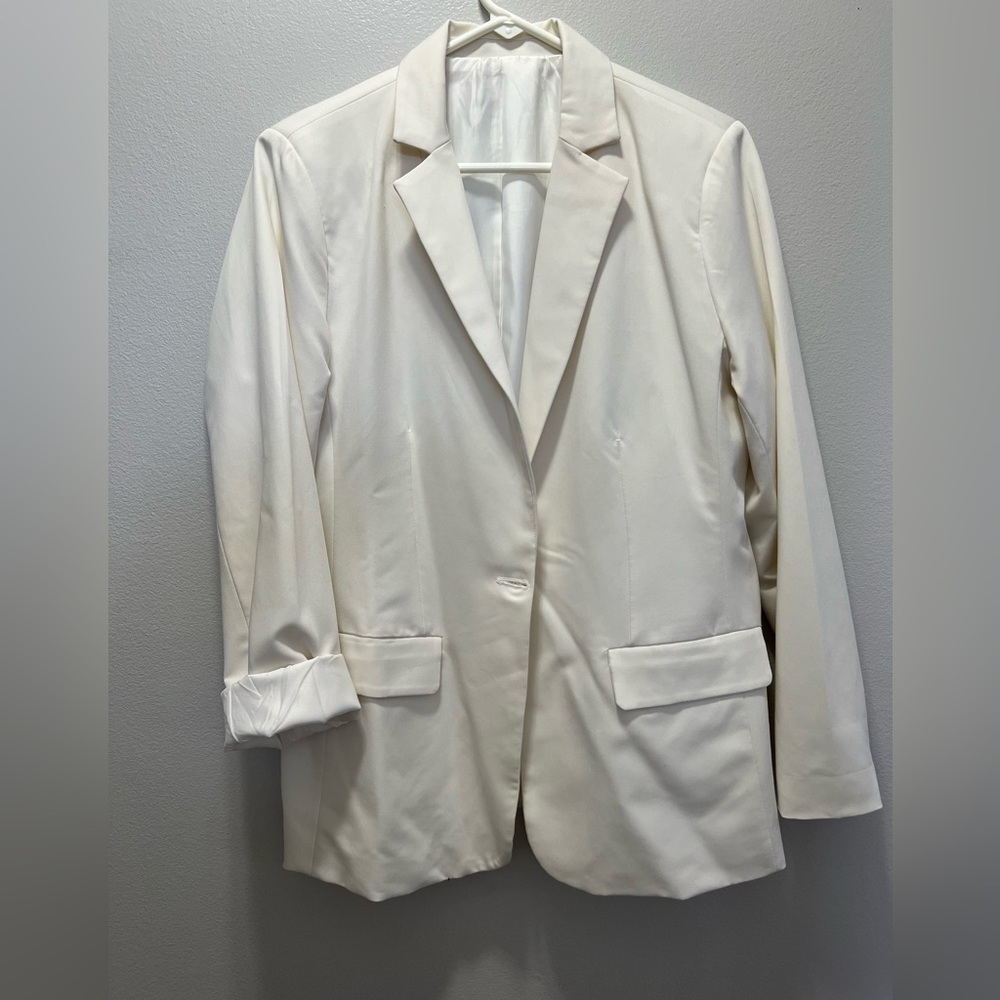 White Blazer from Amazon